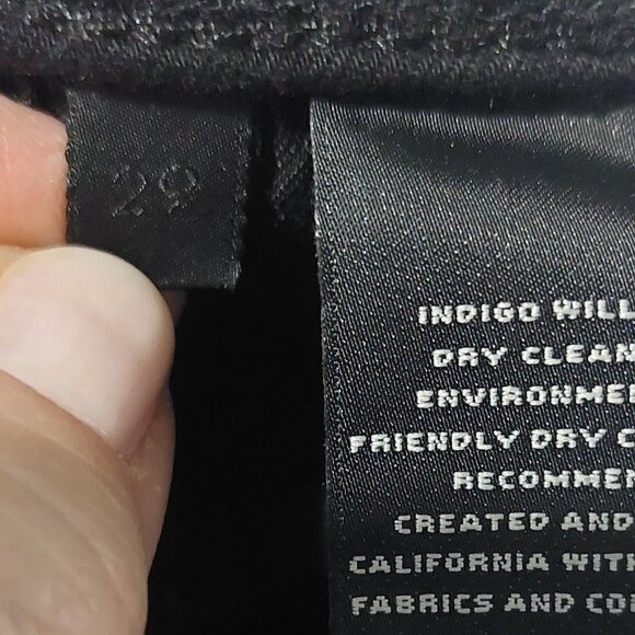 J Brand Selena Mid Rise Crop with Coated Black Lace Jeans - Picture 11 of 16